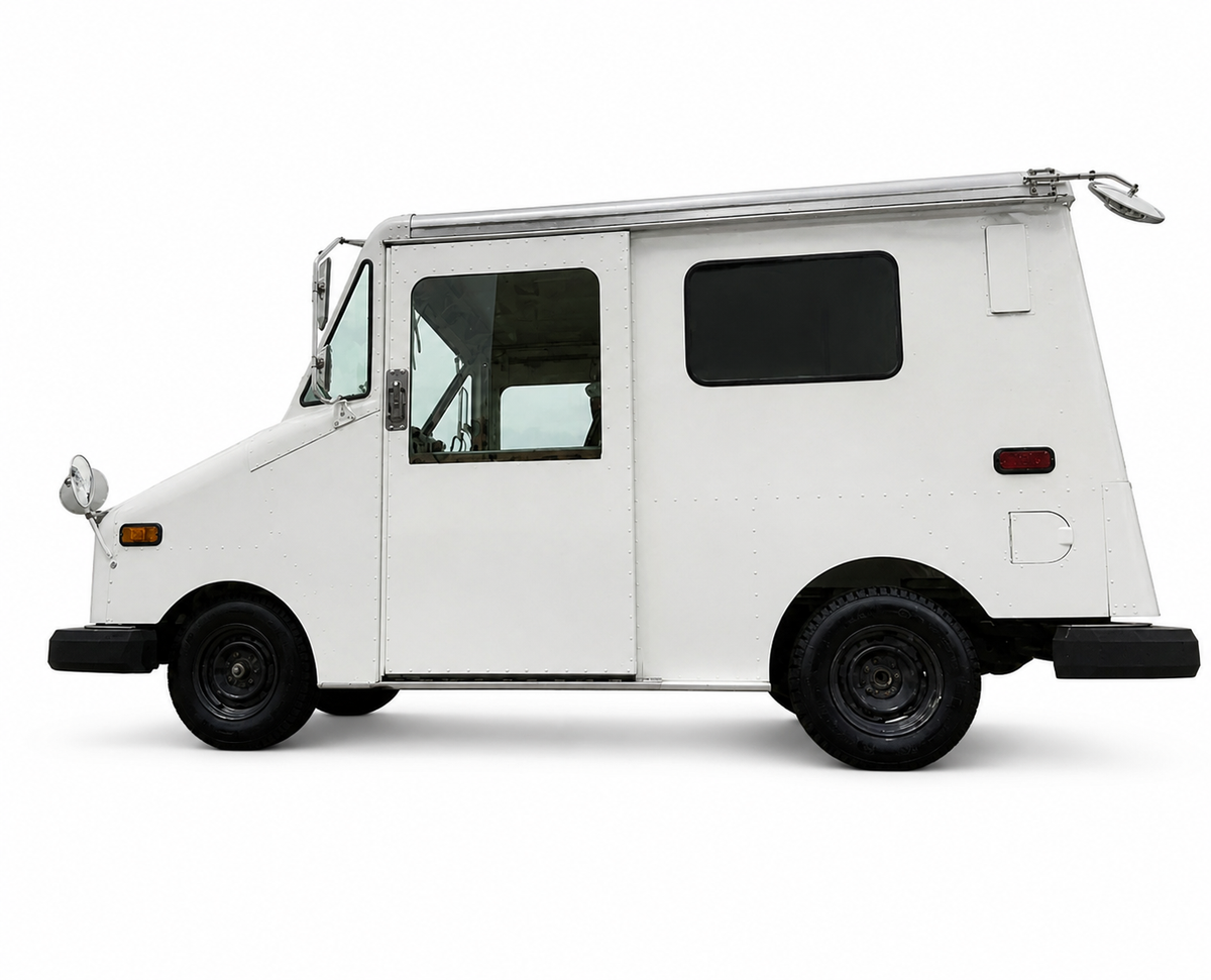 Postal delivery fleet vehicle served by Apollo parts programmes