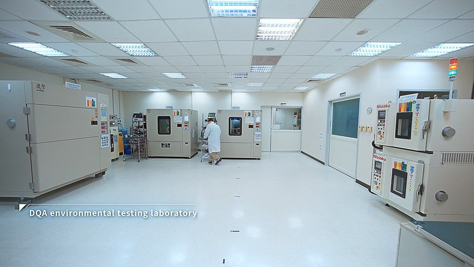 JET's DQA environmental testing laboratory lined with test chambers