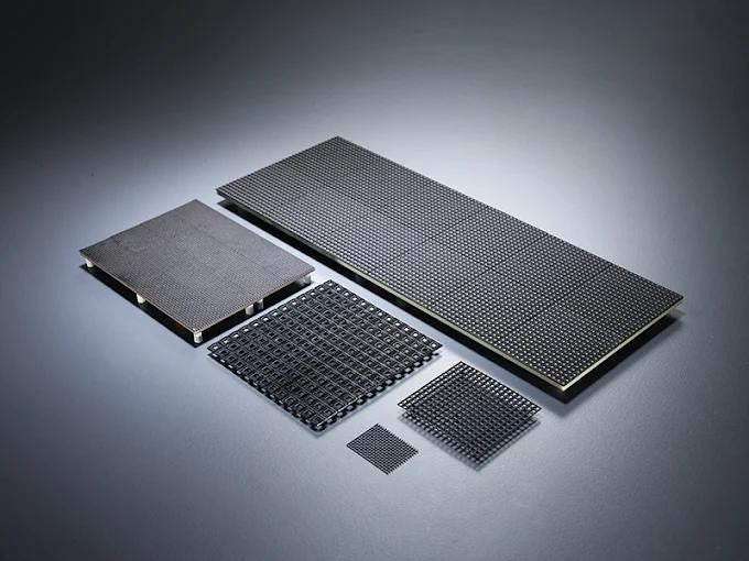 LED display plastic grilles
