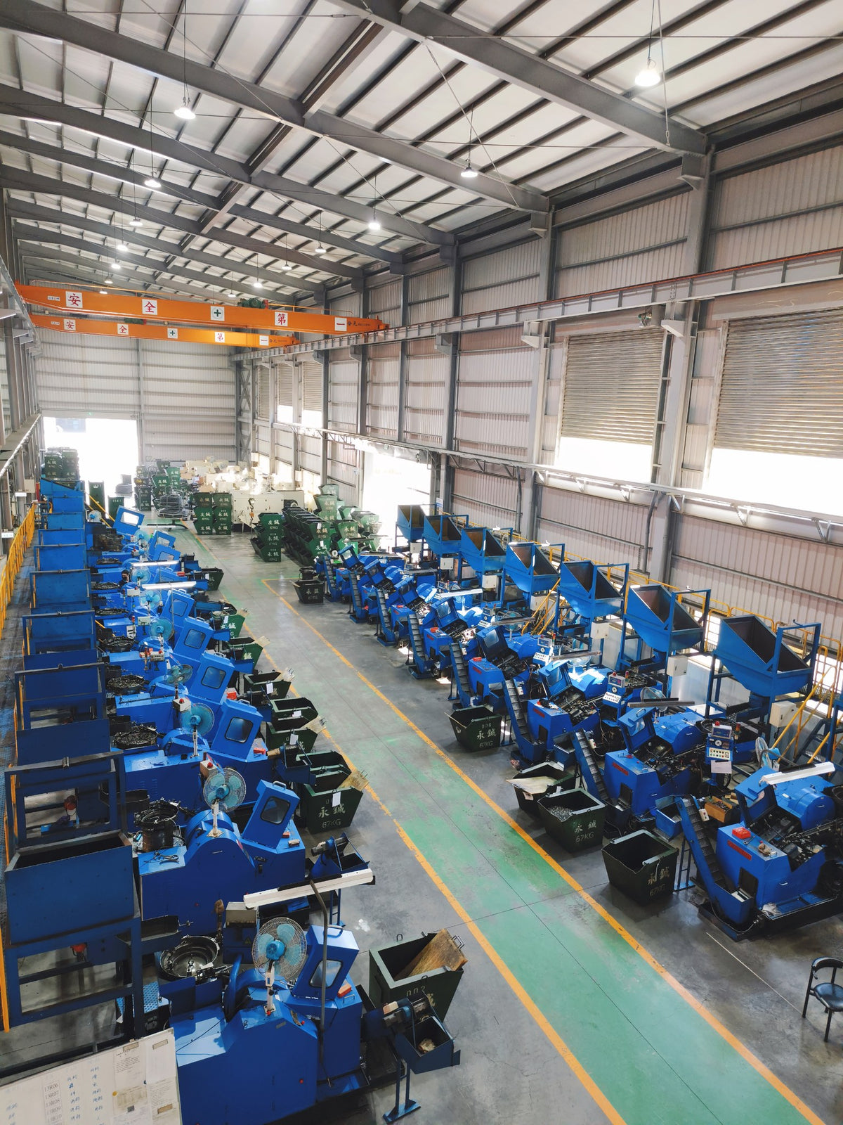 Cold forming machines inside the SPEC Rende factory