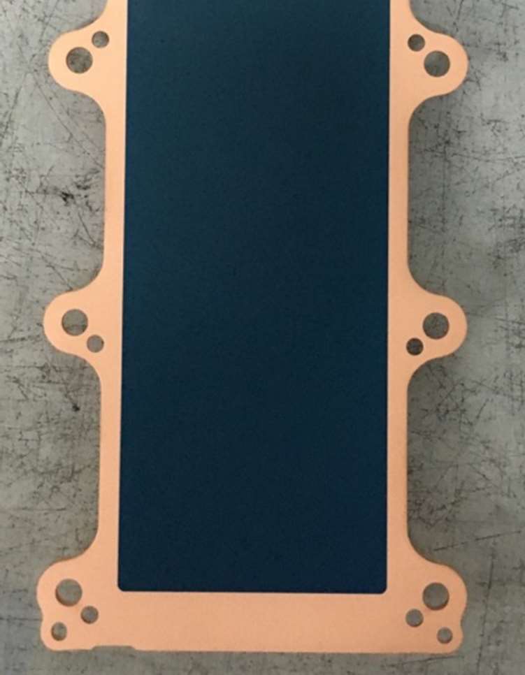 Copper baseplate with bonded thermal interface produced by Amulaire