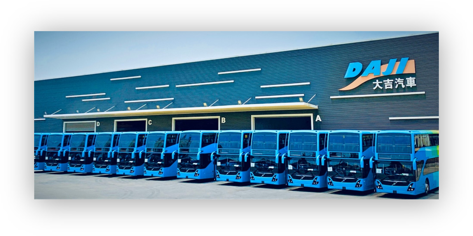 Daji Export Double-Decker Bus to Korea