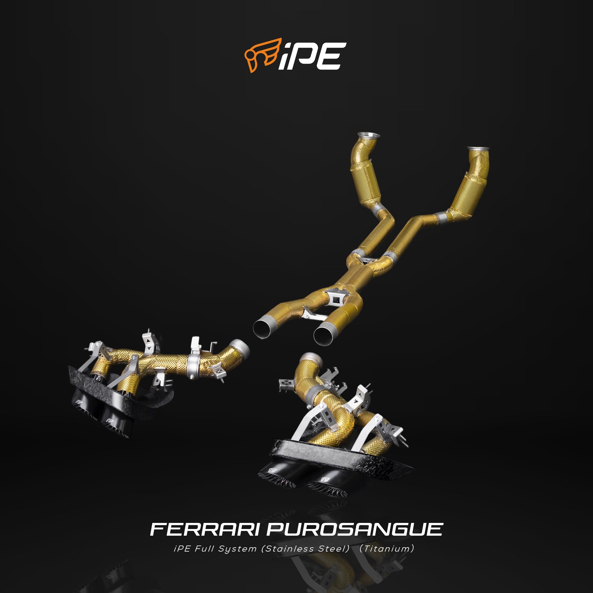 iPE Valvetronic Exhaust System — Ferrari Purosangue