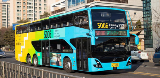 Daji Export Double-Decker Bus to Korea