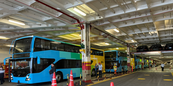 Daji Export Double-Decker Bus to Korea