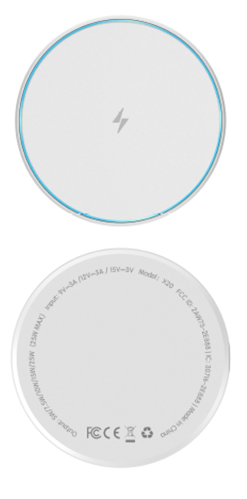 peripower Qi Wireless Charger;Qi Wireless Charger w/ Stand QICT0012