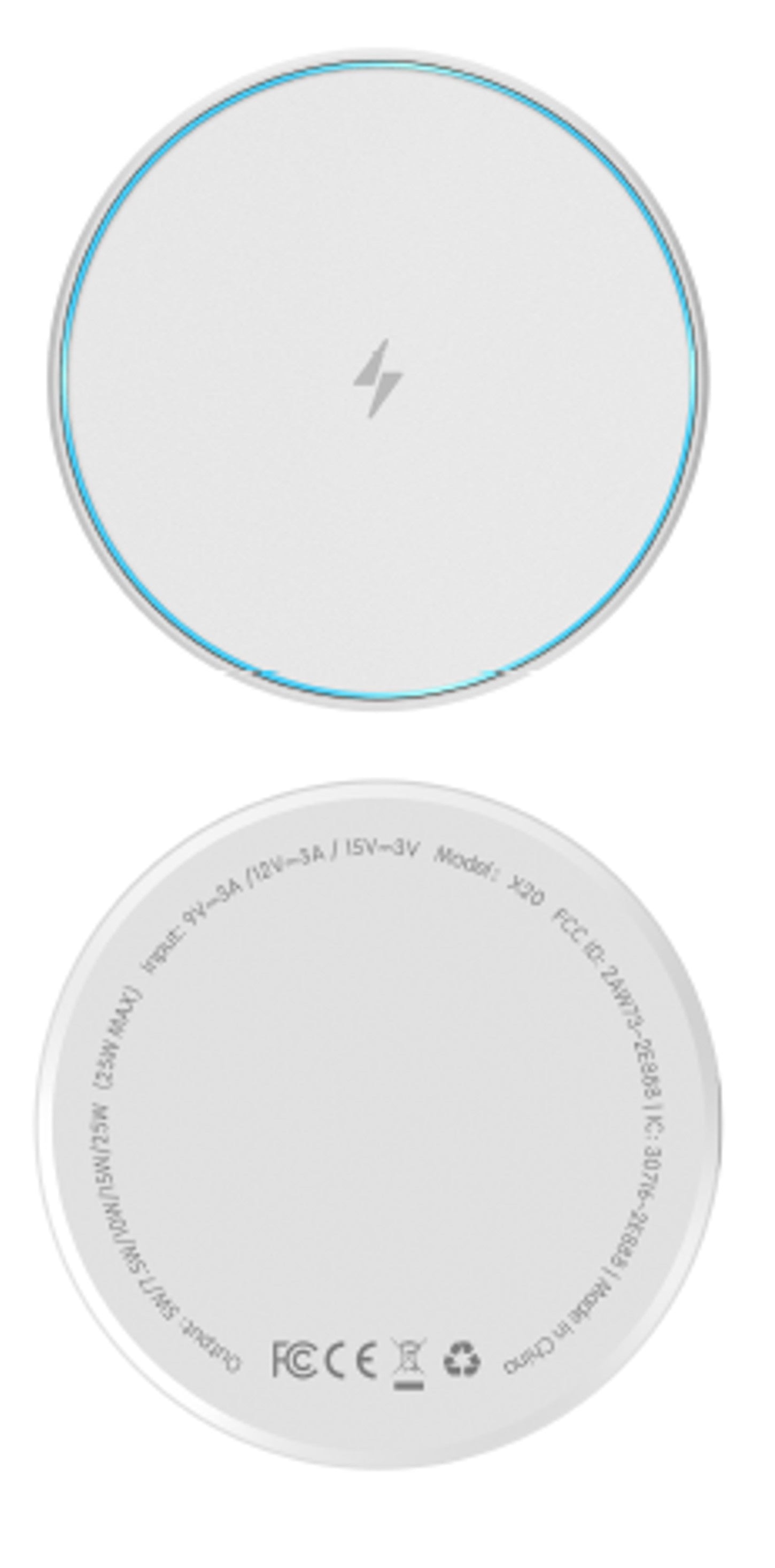 peripower Qi Wireless Charger;Qi Wireless Charger w/ Stand QICT0012