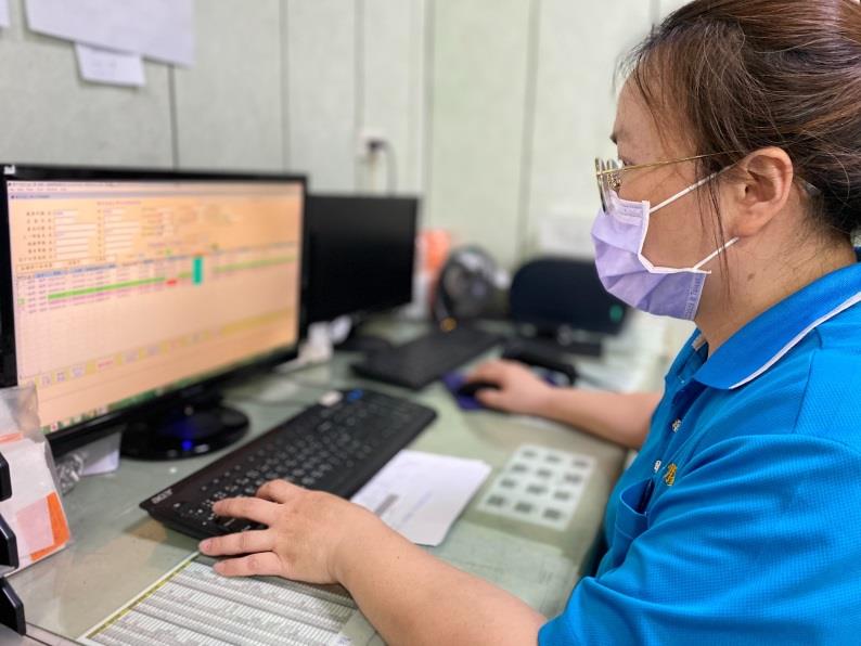 Optical inspection station at Guan Rong