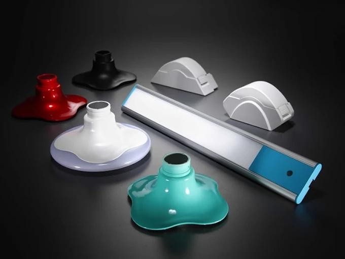 Lighting-grade plastic components