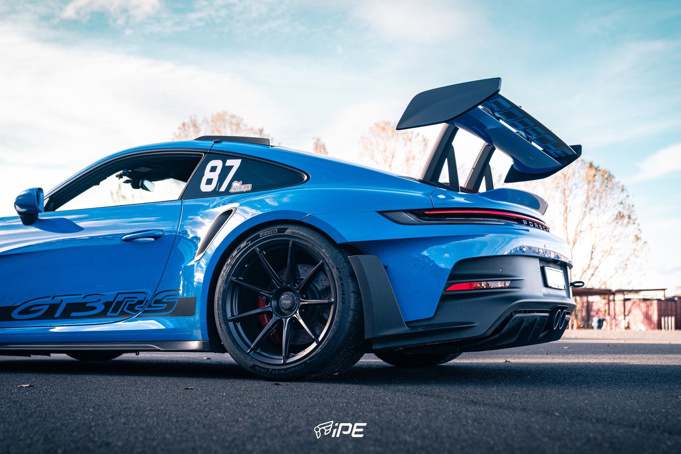 Porsche 911 GT3 RS fitted with iPE full exhaust system