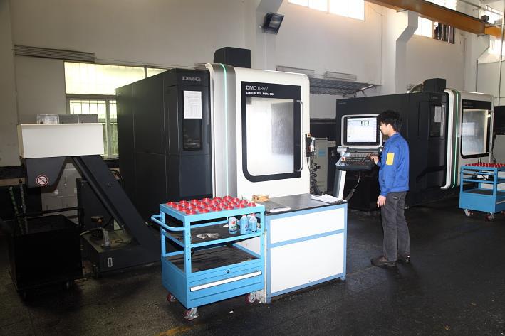 CNC machining centers for tooling development at TBM